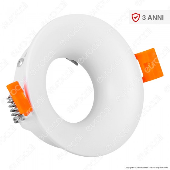 V-Tac VT-876 Portafaretto Rotondo da Incasso per Lampadine GU10 e V-Tac VT-876 Portafaretto Rotondo da Incasso per Lampadine GU10 e