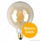 Immagine 2 - Bot Lighting Lampadina LED E27 7W Globo G125 Filamento Ambrata - mod.