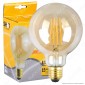 Immagine 1 - Bot Lighting Lampadina LED E27 7W Globo G95 Filamento Ambrata - mod.