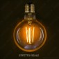 Immagine 3 - Bot Lighting Lampadina LED E27 7W Globo G95 Filamento Ambrata - mod.