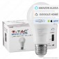 V-Tac Smart VT-5010 Lampadina LED Wi-Fi E27 9W Bulb A60 RGB+W Dimmerabile - SKU 7450 / 7451 / 7452 [TERMINATO]