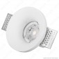 Immagine 2 - V-Tac VT 859RQ Portafaretto Rotondo da Incasso in Gesso per Lampadine