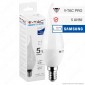 V-Tac PRO VT-258 Lampadina LED E14 5,5W Candela Fiamma Chip Samsung - SKU 117 / 118 / 119 [TERMINATO]