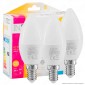 Fan Europe Intec Light Confezione Risparmio 3 Lampadine LED E14 6W Candela [TERMINATO]