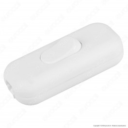 FAI Interruttore Passafilo Unipolare a Bilanciere Colore Bianco -