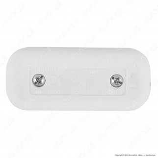 FAI Interruttore Passafilo Unipolare a Bilanciere Colore Bianco -