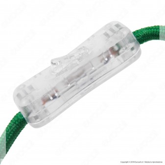 FAI Cavo di Alimentazione Bipolare in Corda con Interruttore e Spina