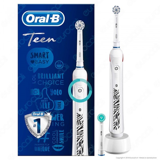 Oral B Smart Series Teen Spazzolino Elettrico Ricaricabile Braun con Oral B Smart Series Teen Spazzolino Elettrico Ricaricabile Braun con