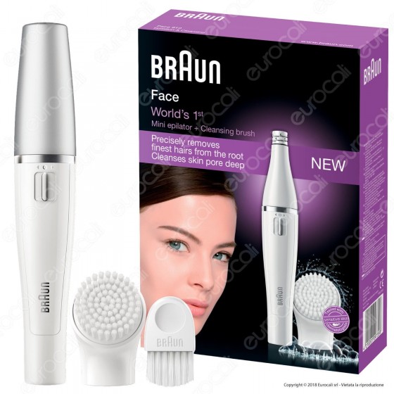 Braun Face 810 Facelift Epilatore Donna per Viso con Spazzola di Braun Face 810 Facelift Epilatore Donna per Viso con Spazzola di