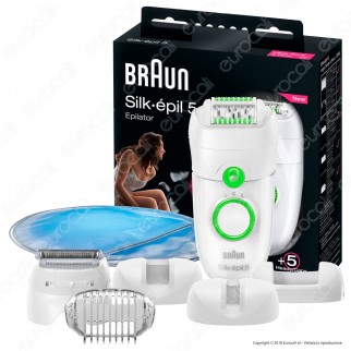 [EBAY] Braun Silk Epil 5 5780 Epilatore Donna con 7 Accessori Depilazione Gambe Testina   - 1