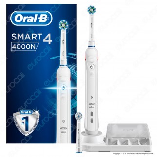 [EBAY] Oral B Smart 4 4000N Spazzolino Elettrico Ricaricabile Braun Bluetooth Timer   - 1