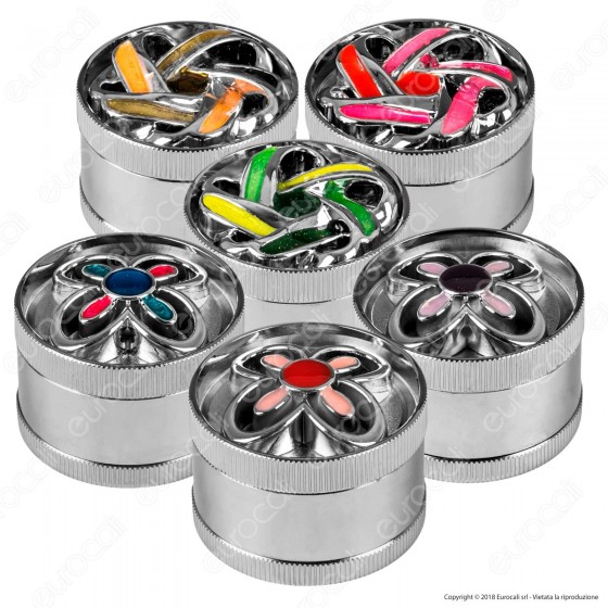 Grinder Tritatabacco 3 Parti in Metallo mod. GR154 Grinder Tritatabacco 3 Parti in Metallo mod. GR154