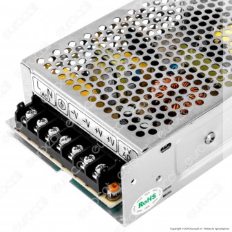 Wiva Alimentatore 150W Per Uso Interno 24V a 2 Uscite con Morsetti a
