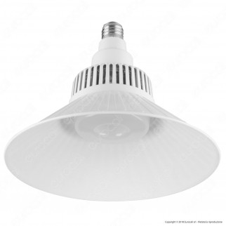 Marino Cristal Diffusore a Campana Bianco per Lampadine LED Hyper Powerled 62W