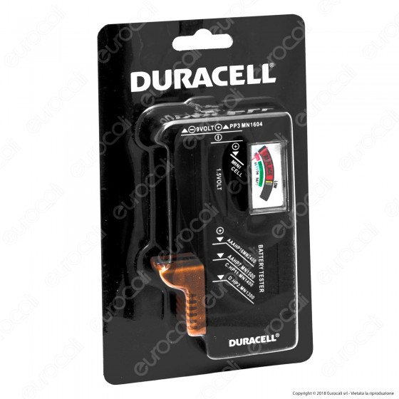 Duracell Tester Universale per Batterie Alcaline e Ricaricabili Duracell Tester Universale per Batterie Alcaline e Ricaricabili