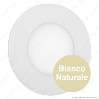 V-Tac VT-307RD Pannello LED Rotondo 3W SMD da Incasso con Driver -