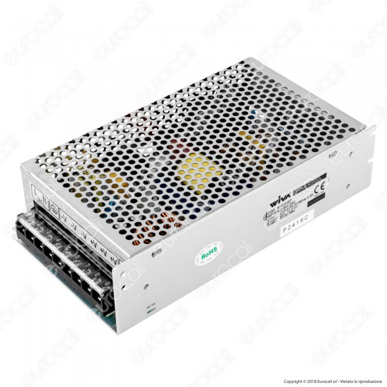 Wiva Alimentatore 200W Per Uso Interno 24V a 3 Uscite con Morsetti a Wiva Alimentatore 200W Per Uso Interno 24V a 3 Uscite con Morsetti a