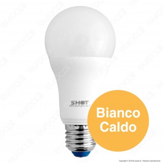 Bot Lighting Shot Lampadina LED E27 12W Bulb A60 3 Step Dimmerabile -