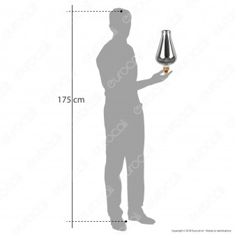 Daylight Lampadina E27 Filamento LED a Spirale 5W Bulb con Vetro Oscurato Dimmerabile - mod. 700186.00L 