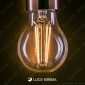 Immagine 4 - Bot Lighting Shot Lampadina LED E27 7,5W Bulb A60 Filamento Night Switch - mod. WLD1008X2SL