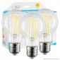 Fan Europe Intec Light Confezione Risparmio 3 Lampadine LED E27 8W Filament Bulb A60 [TERMINATO]