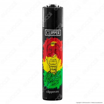 Clipper Large Fantasia Jamaican Vibes - Box da 48 Accendini