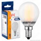 Life Serie 45GT Lampadina LED E14 4W MiniGlobo Filamento in Vetro Frost P45 - mod. 39.920256CS [TERMINATO]