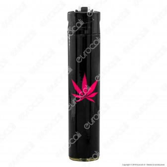 Atomic Festival Accendino Maxi Ricaricabile Fantasia Cannabis - Box da 48 Accendini