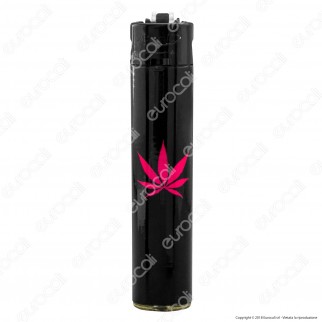 Atomic Festival Accendino Maxi Ricaricabile Fantasia Cannabis - Box da 48 Accendini