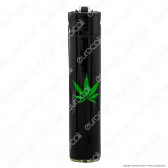 Atomic Festival Accendino Maxi Ricaricabile Fantasia Cannabis - Box da 48 Accendini