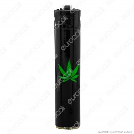 Atomic Festival Accendino Maxi Ricaricabile Fantasia Cannabis - Box da 48 Accendini