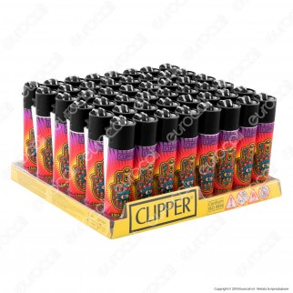 Clipper Large Fantasia Weed Mandala - Box da 48 Accendini