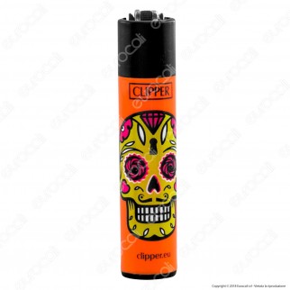 Clipper Large Fantasia Skull Mix 1 - Box da 48 Accendini