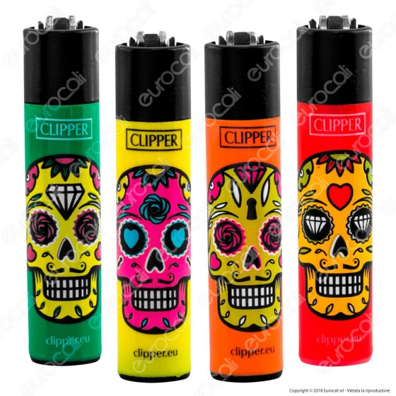 Clipper Large Fantasia Skull Mix 1 - 4 Accendini Clipper Large Fantasia Skull Mix 1 - 4 Accendini