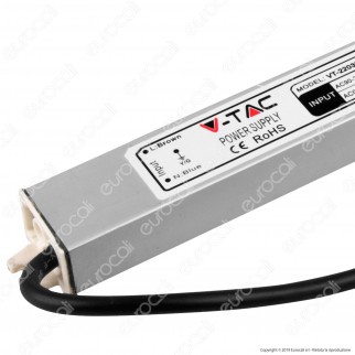 V-Tac Alimentatore 30W 12V Impermeabile IP65 a 1 Uscita con Cavi a