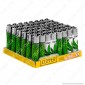 Immagine 1 - Clipper Micro Fantasia Green Weed - Box da 48 Accendini