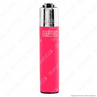 Clipper Micro Fantasia Soft Touch Fluo - 4 Accendini 