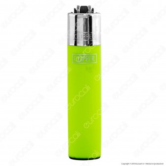 Clipper Micro Fantasia Soft Touch Fluo - 4 Accendini 