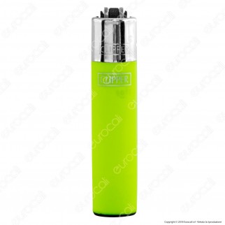 Clipper Micro Fantasia Soft Touch Fluo - 4 Accendini 