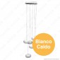 Immagine 2 - V-Tac Lampadario con Composizione LED Rotondo a Sospensione 76W con