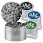 Atomic Grinder Tritatabacco 4 Parti + Mini Pressa in Confezione Regalo [TERMINATO]