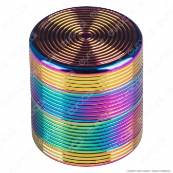 Grinder Tritatabacco 4 Parti in Metallo Rainwbow Ø38mm