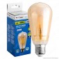 V-Tac VT-1966 Lampadina LED E27 6W Bulb ST64 Filamento Ambrata - SKU 4362