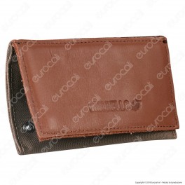Il Morello Classic Portatabacco in Vera Pelle Marrone Chiaro