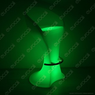 V-Tac VT-7814 Sgabello Multicolor LED RGB 5W Ricaricabile con Telecomando IP54 - SKU 40271