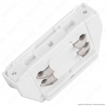 V-Tac Connettore a 4 Poli Colore Bianco per Track Light - SKU 3655