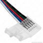Connettore Flessibile per Strisce LED Multicolore RGB 5050 Clip 5 Pin - SKU 2587
