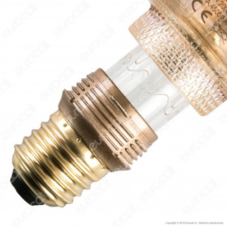 V-Tac VT-2195 Lampadina LED E27 4W Globo G125 Ambrata con Incisioni Laser - SKU 7475