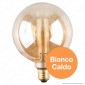 Immagine 2 - V-Tac VT-2195 Lampadina LED E27 4W Globo G125 Ambrata con Incisioni Laser - SKU 7475