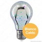 Immagine 2 - V-Tac Lampadina E27 Filamento LED 3W Bulb A60 Vetro Specchiato Argento Effetto 3D - SKU 2704